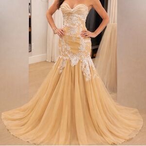 Tarik Ediz Beaded Mermaid Gown - Style #92349